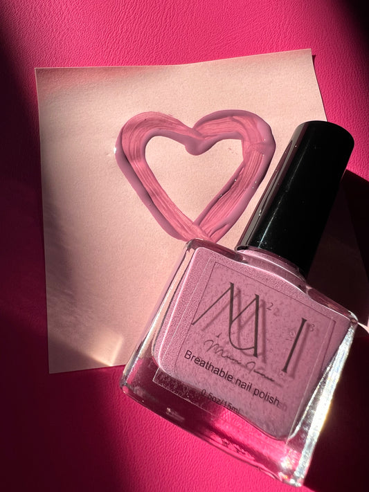 Vernis violet doux